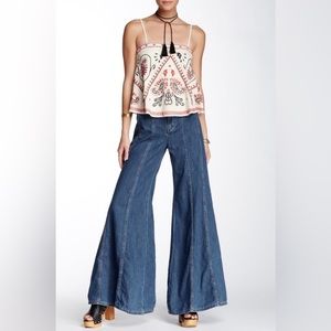 Free People Gilmore Ultra Wide Leg Jean
